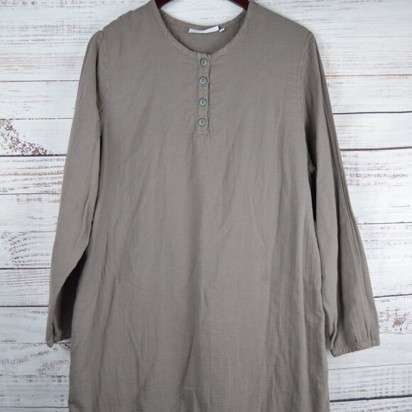 Parachute Other - Parachute 100% Cotton Sleep Shirt In Grey Color Womens Sz Large READ Stains